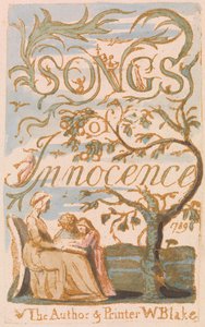 Song of Innocence、Plate 2、Title Page（Bentley 3）
